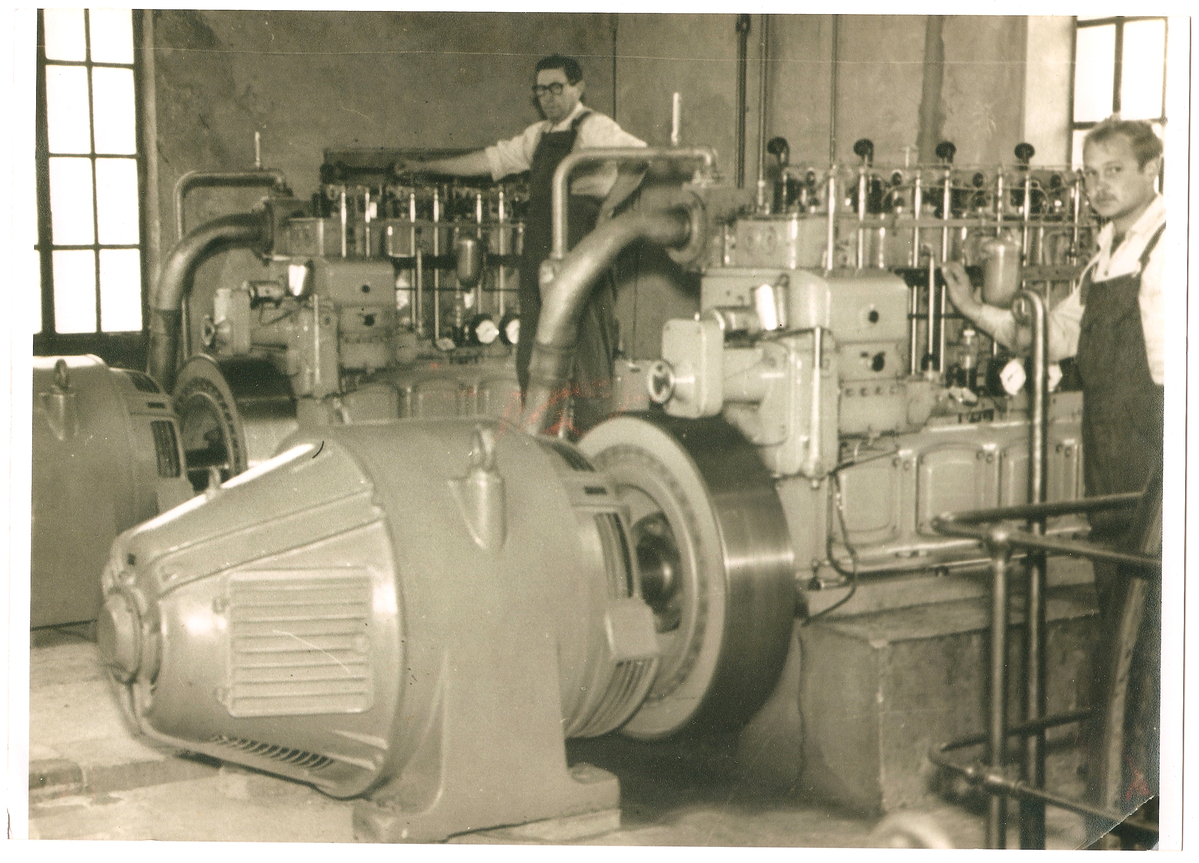 coop electrica maquinas usina rivera c 1950